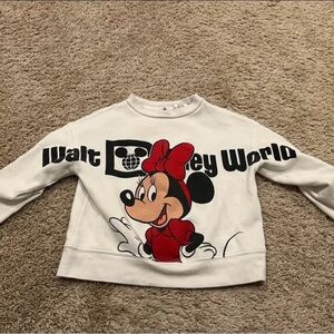 Disney White and Red Minnie Mouse Hoodie